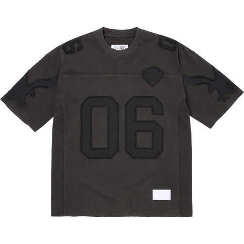 Supreme MM6 Maison Margiela Cotton Football Jersey Black