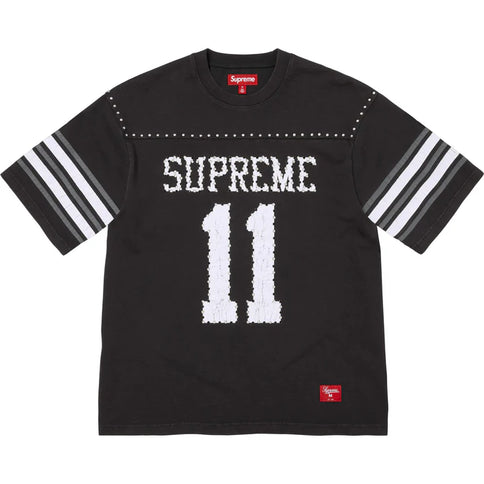 Supreme Studded S/S Football Top Black