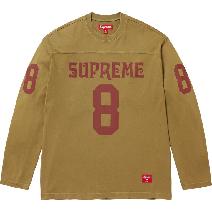 Supreme Affiliated L/S Football Top Light Olive