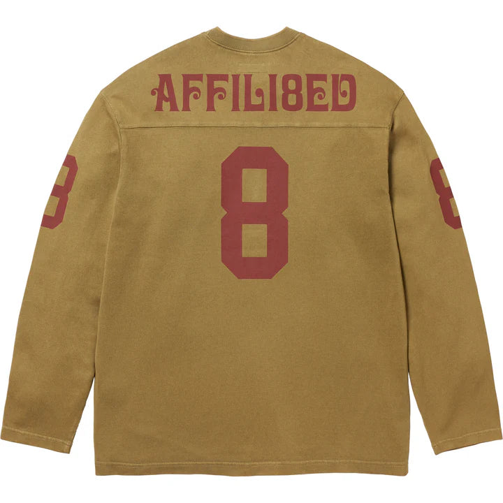 Supreme Affiliated L/S Football Top Light Olive