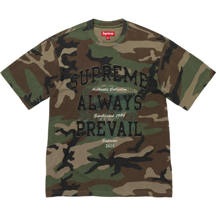 Supreme Always Prevail S/S Top Woodland Camo