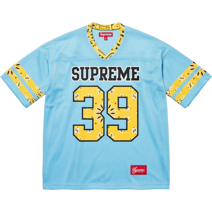 Supreme Bandana Football Jersey Blue – INSTAKICKSZ LTD