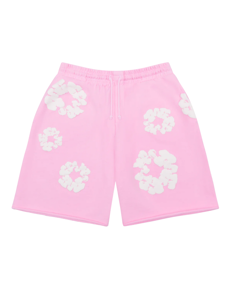 Denim Tears Cotton Wreath Sweat Shorts Powder Pink