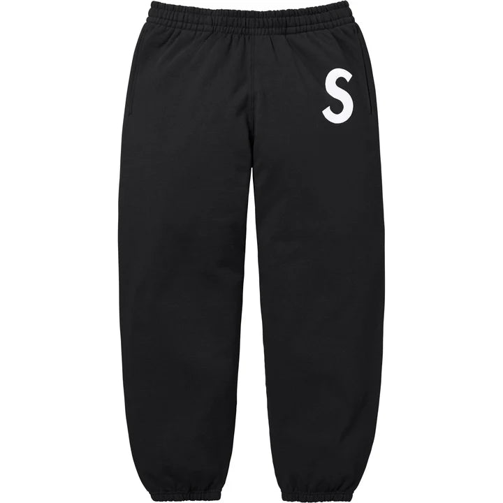Supreme S Logo Zip Up Tracksuit Black