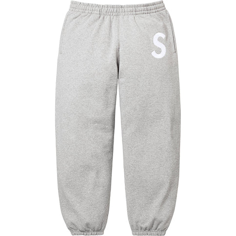 Supreme S Logo Zip Up Tracksuit Grey