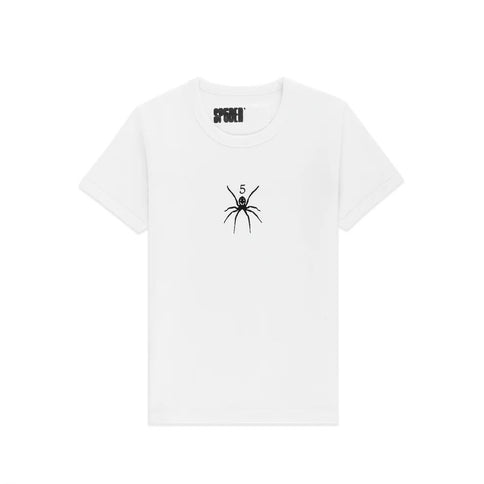 SP5DER TM Baby Tee White (Womens)