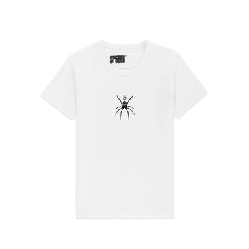 SP5DER Baby Tee White (Womens)
