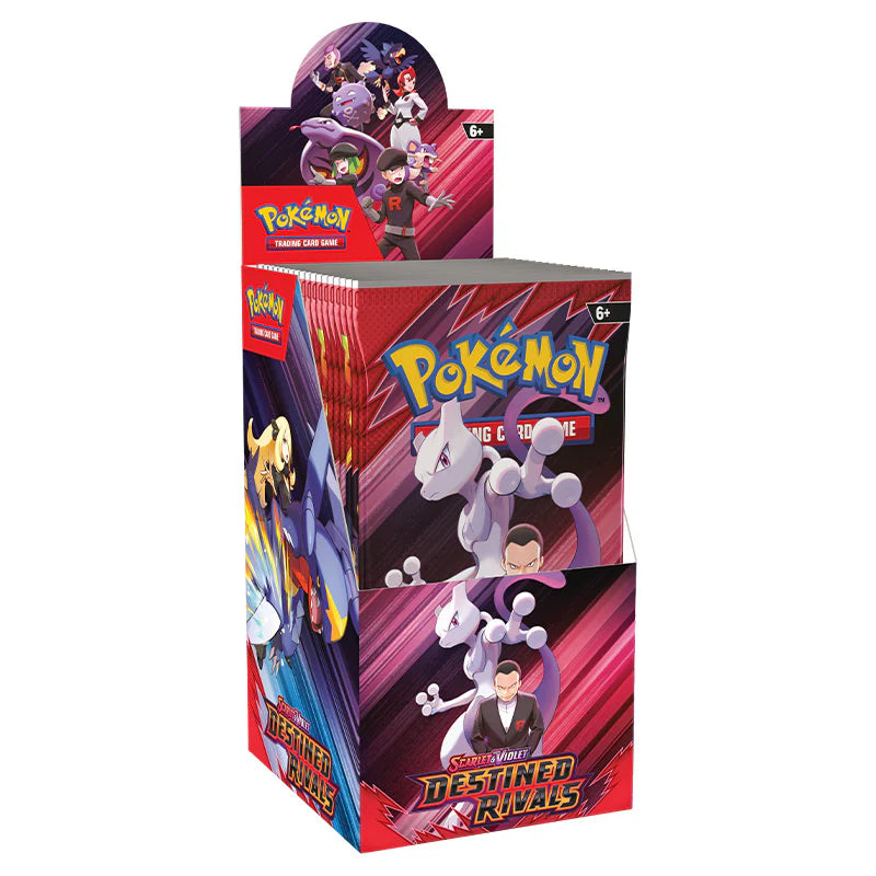 Pokemon - Scarlet & Violet - Destined Rivals - Half Booster Box (18 Boosters) (Unsealed Box)