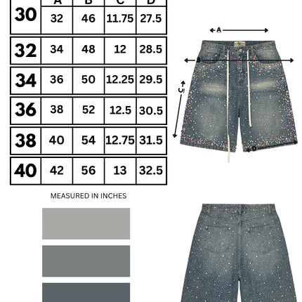 Vale Forever Rainstorm V2 Jorts 'Blue'