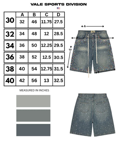 Vale Forever Rainstorm V2 Jorts 'Blue'
