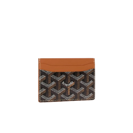 Goyard Saint Sulpice 'Black & Tan' Card Holder