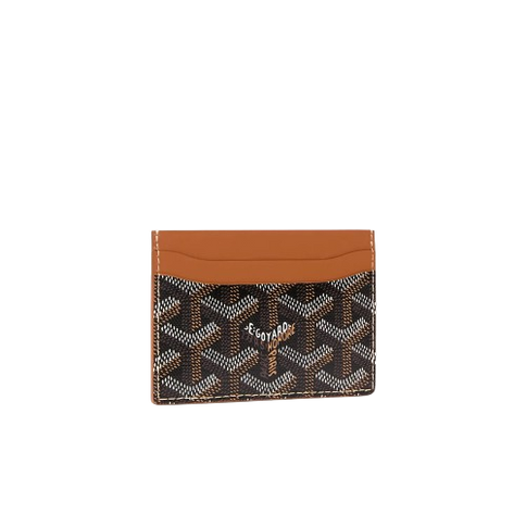 Goyard Saint Sulpice 'Black & Tan' Card Holder