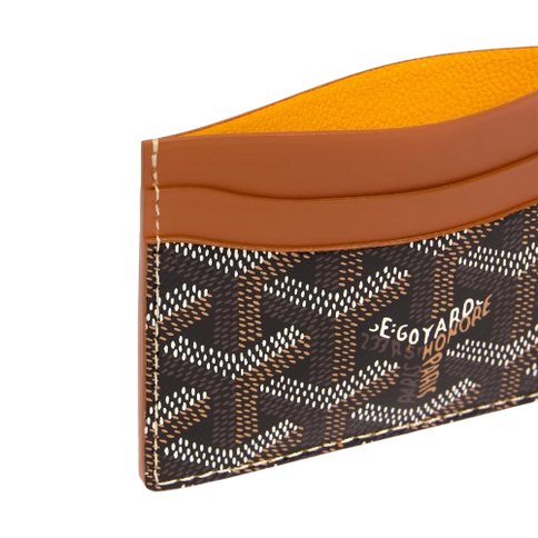 Goyard Saint Sulpice 'Black & Tan' Card Holder
