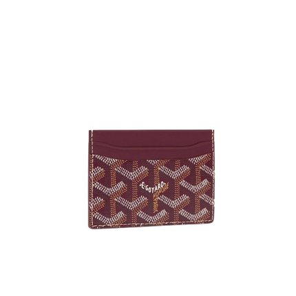 Goyard Saint Sulpice 'Burgundy' Card Holder