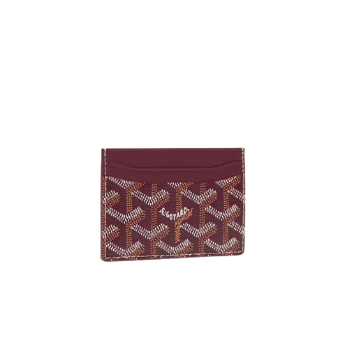 Goyard Saint Sulpice 'Burgundy' Card Holder