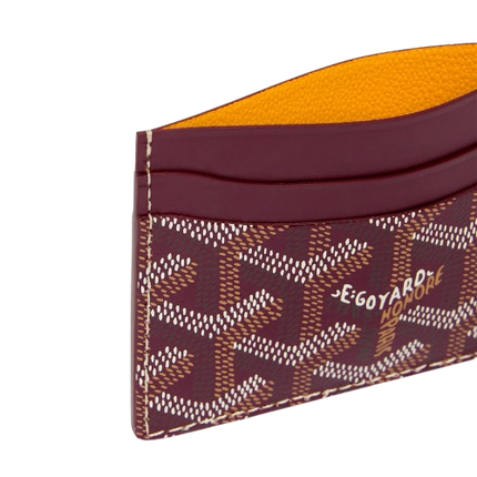Goyard Saint Sulpice 'Burgundy' Card Holder