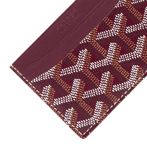 Goyard Saint Sulpice 'Burgundy' Card Holder