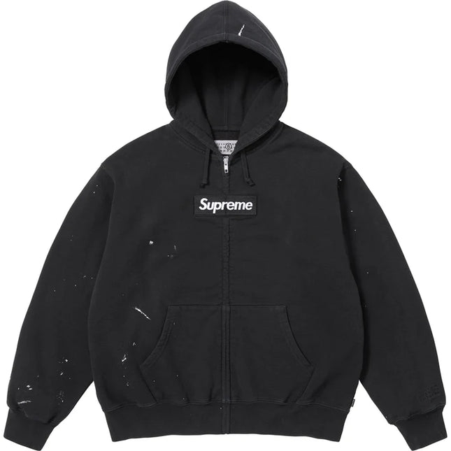 Supreme MM6 Maison Margiela Box Logo Zip Up Hooded Sweatshirt