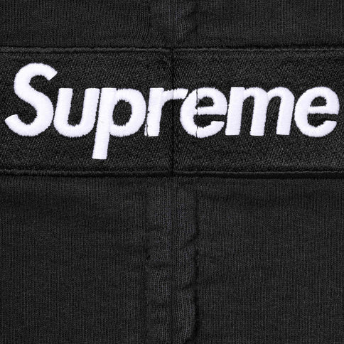 Supreme MM6 Maison Margiela Box Logo Zip Up Hooded Sweatshirt Black