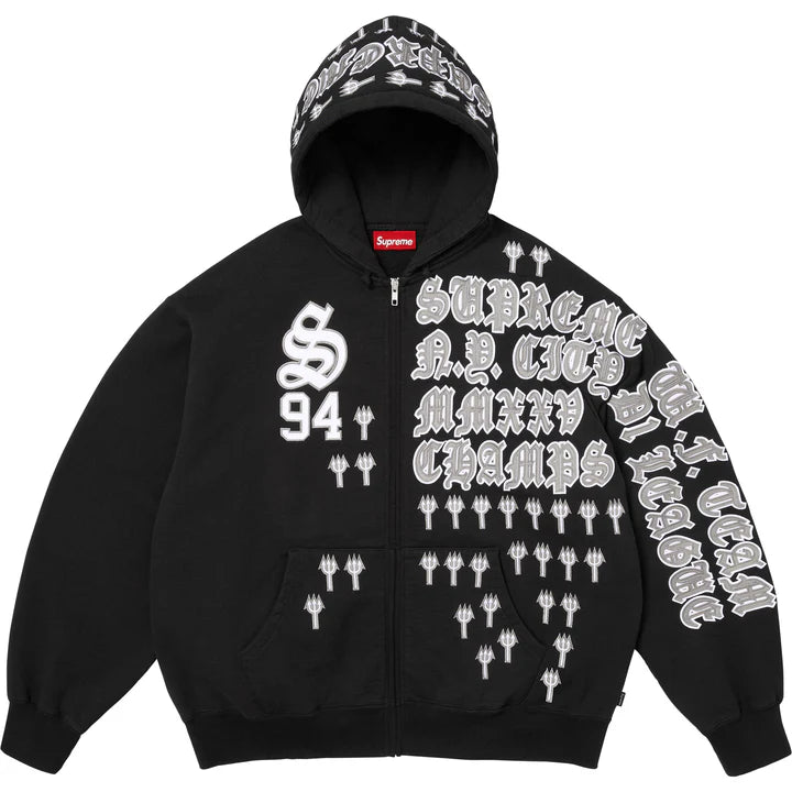 Supreme League Champs Zip Up Tracksuit “Black”
