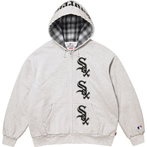 Supreme x Chicago White Sox Zip Up Tracksuit Ash Grey