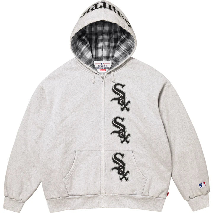 Supreme x Chicago White Sox Zip Up Tracksuit Ash Grey
