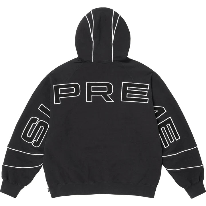 Supreme Panelled Hooded Tracksuit “Black”