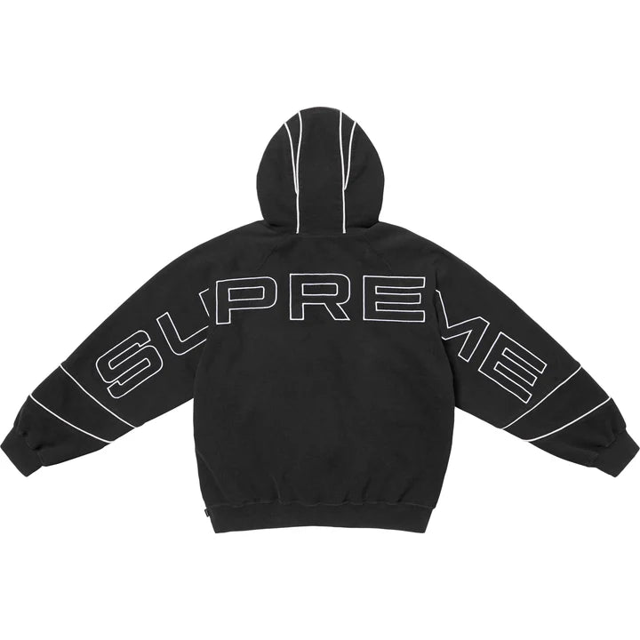 Supreme Panelled Hooded Tracksuit “Black”