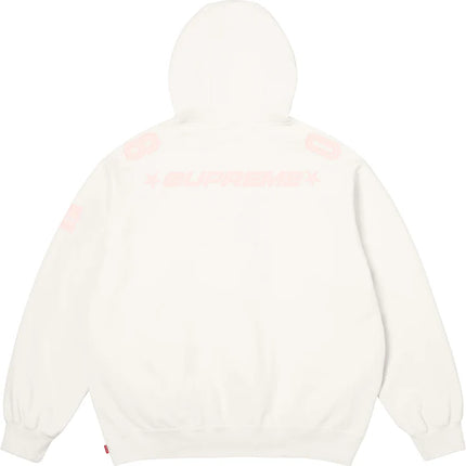Supreme Football Jersey Hooded Sweatshirt White