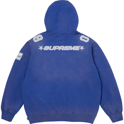 Supreme Football Jersey Hooded Sweatshirt Royal