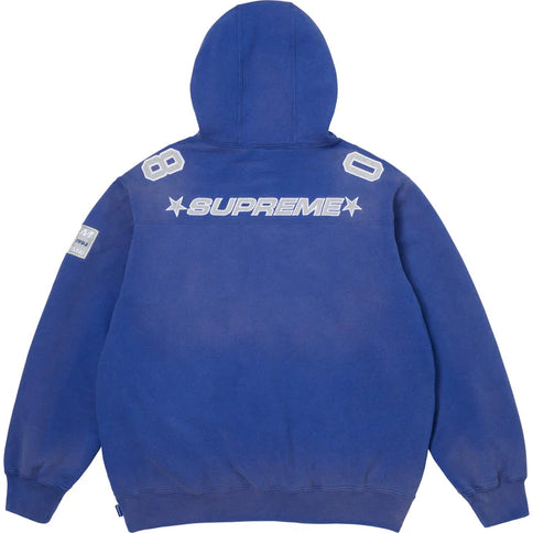Supreme Football Jersey Hooded Sweatshirt Royal