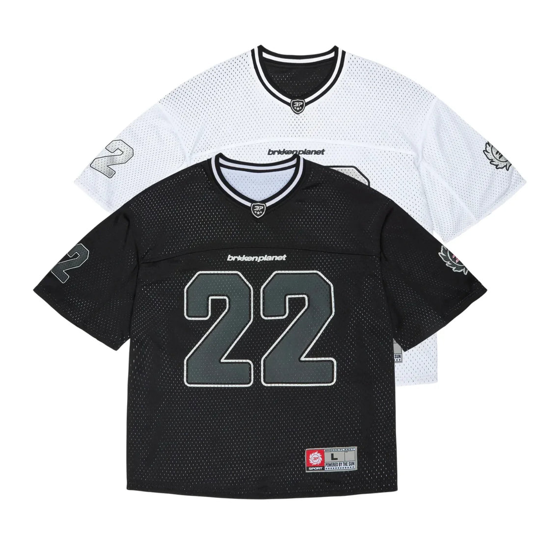 Broken Planet Reversible Mesh Jersey Black & White