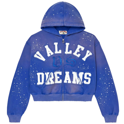 Vale Forever Classico Zip Up Hoodie 'Sapphire'