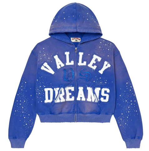 Vale Forever Classico Zip Up Hoodie 'Sapphire'