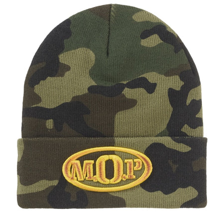 Supreme M.O.P. Beanie Woodland Camo