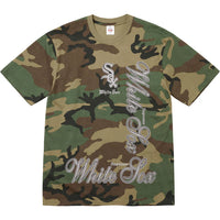 Supreme MLB Teams Tee Sox Woodland Camo