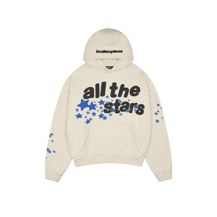 BPM All The Stars Hoodie Ivory White - INSTAKICKSZ LTD
