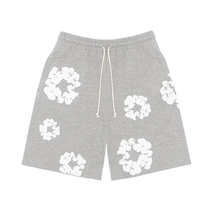 Denim Tears The Cotton Wreath Shorts 'Grey'