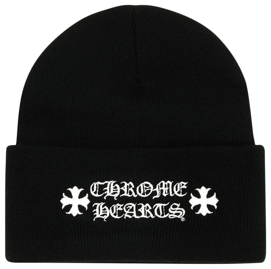 Chrome Hearts Logo Beanie 'Black' - INSTAKICKSZ LTD