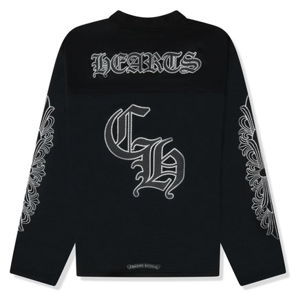 Chrome Hearts Stadium Mesh L/S Black Jersey & Logo Patch Shorts Set