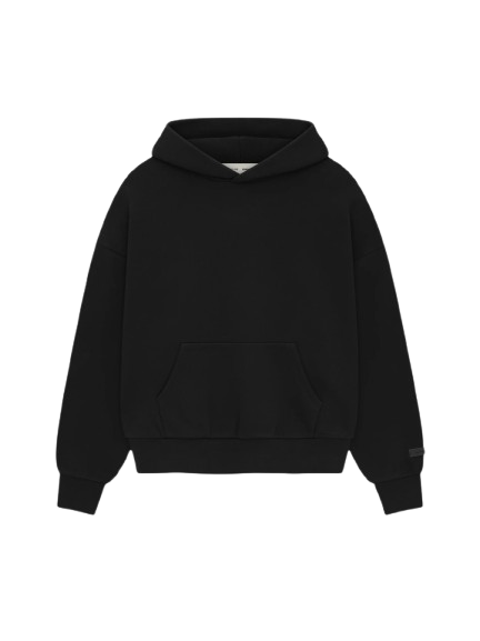 Fear of God Classic Jet Black Hoodie SS25