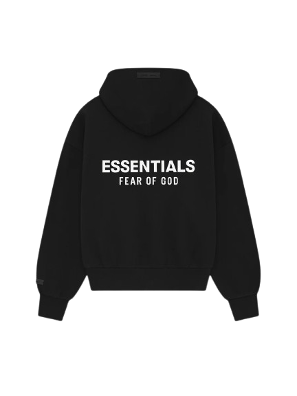 Fear of God Classic Jet Black Hoodie SS25