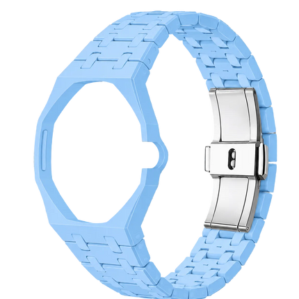Ceramic Watch Strap For AP Royal Pop x Swatch 'LAN BA' – Light Blue