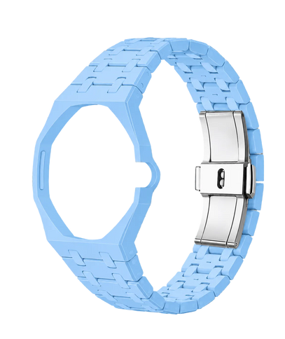 Ceramic Watch Strap For AP Royal Pop x Swatch 'LAN BA' – Light Blue