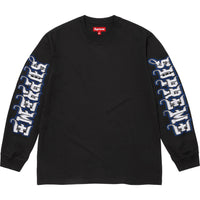 Supreme Intarsia Sleeve L/S Top Black