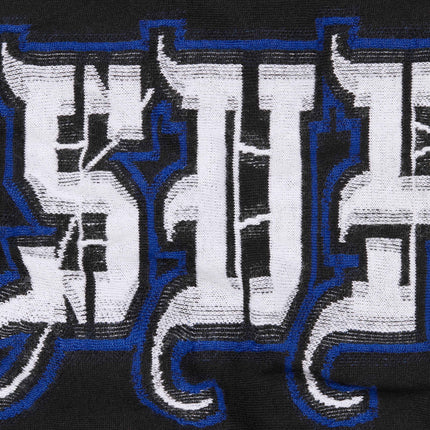 Supreme Intarsia Sleeve L/S Top Black