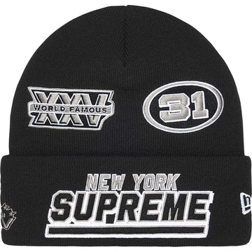New Era® Football Beanie Black