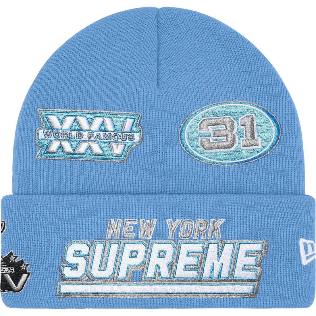 New Era® Football Beanie Light Blue