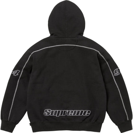 Supreme Overlock Hooded Sweatshirt Black
