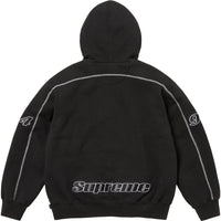Supreme Overlock Hooded Sweatshirt Black